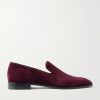 Danny Flex Grosgrain-Trimmed Suede Loafers Danny Flex Grosgrain-Trimmed Suede Loafers