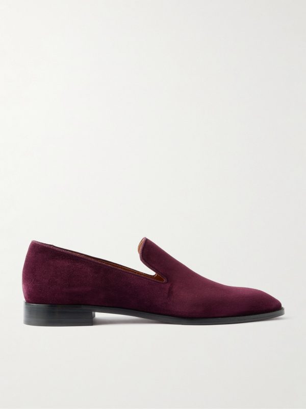 Danny Flex Grosgrain-Trimmed Suede Loafers Danny Flex Grosgrain-Trimmed Suede Loafers