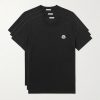 Three-Pack Logo-Appliquéd Organic Cotton-Jersey T-Shirts