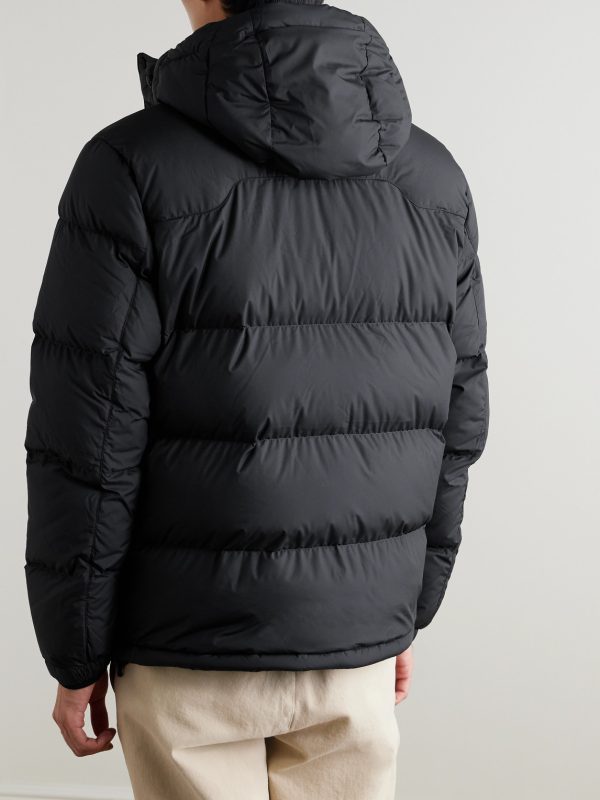 Logo-Embroidered Quilted Padded Shell Down Jacket - BK Logo-Embroidered Quilted Padded Shell Down Jacket - BK