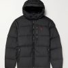 Logo-Embroidered Quilted Padded Shell Down Jacket Logo-Embroidered Quilted Padded Shell Down Jacket