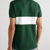Logo-Embroidered Appliquéd Striped Cotton-Piqué Polo Shirt - BK Logo-Embroidered Appliquéd Striped Cotton-Piqué Polo Shirt - BK