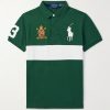 Logo-Embroidered Appliquéd Striped Cotton-Piqué Polo Shirt Logo-Embroidered Appliquéd Striped Cotton-Piqué Polo Shirt