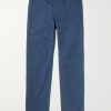 Bedford Straight-Leg Cotton-Blend Twill Trousers