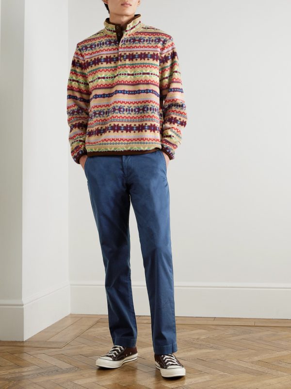 Bedford Straight-Leg Cotton-Blend Twill Trousers - OU