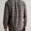 Button-Down Collar Logo-Embroidered Checked Cotton Shirt - BK Button-Down Collar Logo-Embroidered Checked Cotton Shirt - BK