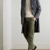Logo-Embroidered Cable-Knit Cotton Vest - OU
