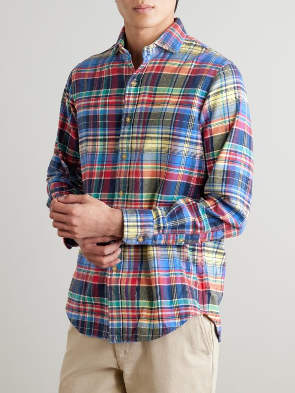 Checked Cotton-Flannel Shirt - FR