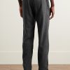 Tanker Straight-Leg Wool-Blend Drawstring Trousers - BK Tanker Straight-Leg Wool-Blend Drawstring Trousers - BK