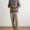 Wool and Cashmere-Blend Half-Zip Sweater - OU