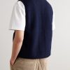 Boiled Wool-Blend Gilet - BK