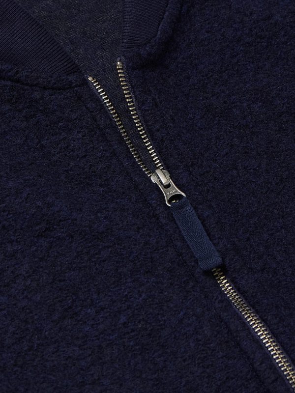 Boiled Wool-Blend Gilet - CU
