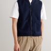Boiled Wool-Blend Gilet - FR