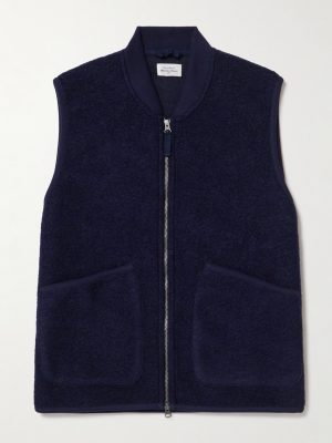 Boiled Wool-Blend Gilet