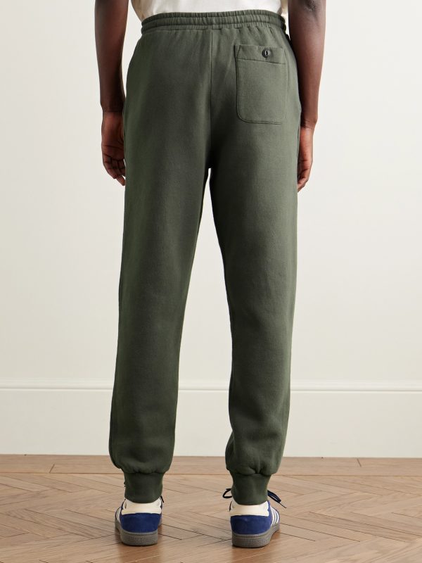 Tapered Cotton-Jersey Sweatpants - BK Tapered Cotton-Jersey Sweatpants - BK