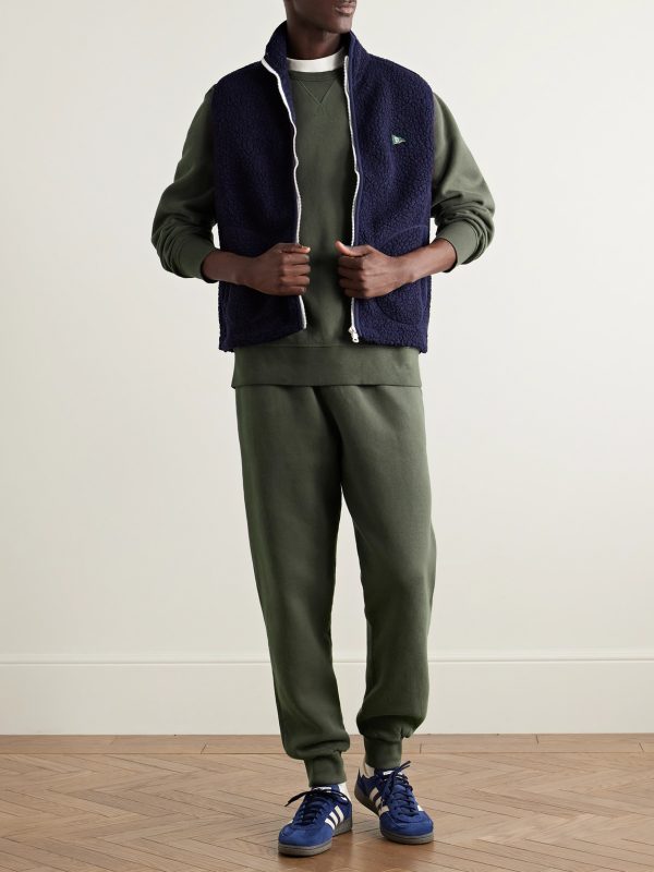 Tapered Cotton-Jersey Sweatpants - OU Tapered Cotton-Jersey Sweatpants - OU