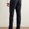 Tanker Straight-Leg Wool-Blend Drawstring Trousers - BK