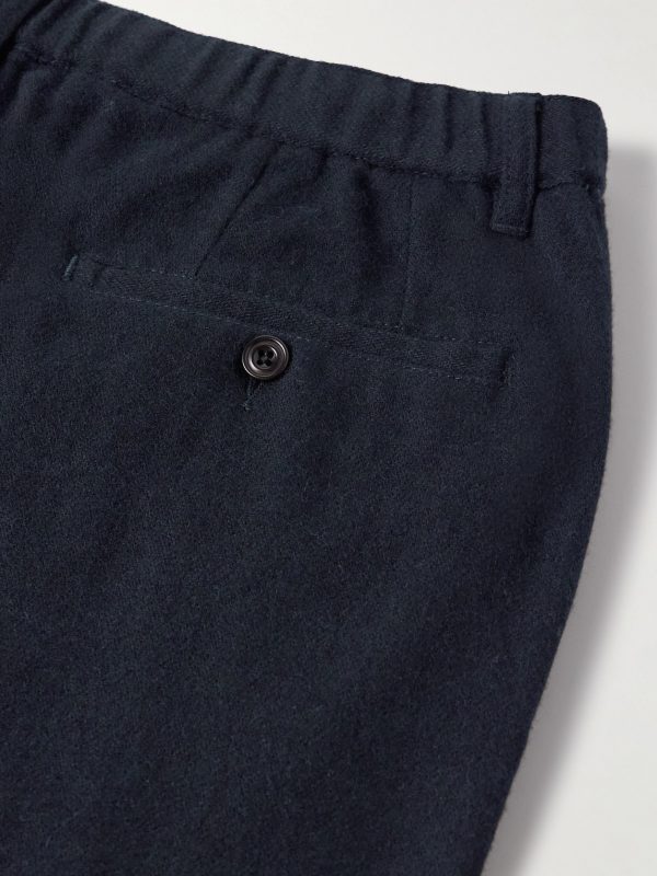 Tanker Straight-Leg Wool-Blend Drawstring Trousers - CU