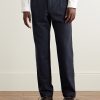 Tanker Straight-Leg Wool-Blend Drawstring Trousers - FR