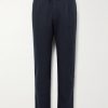 Tanker Straight-Leg Wool-Blend Drawstring Trousers