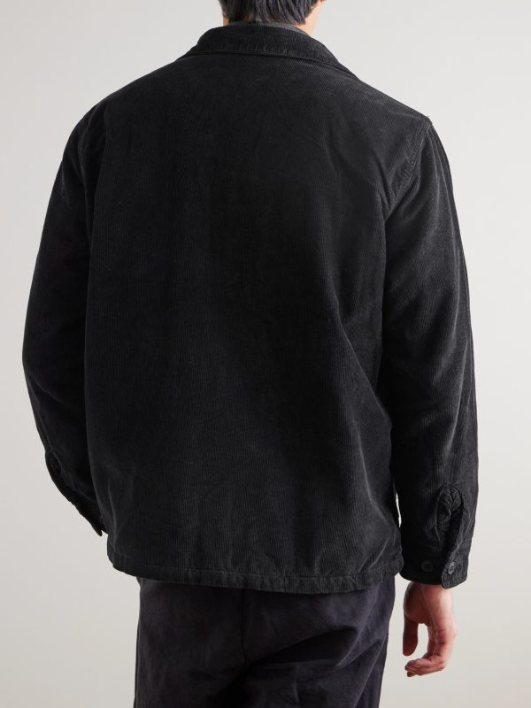 Jeff Cotton-Corduroy Overshirt - BK