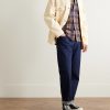 Pitt Button-Down Collar Checked Cotton-Flannel Shirt - OU Pitt Button-Down Collar Checked Cotton-Flannel Shirt - OU