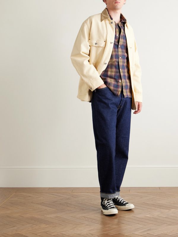 Pitt Button-Down Collar Checked Cotton-Flannel Shirt - OU Pitt Button-Down Collar Checked Cotton-Flannel Shirt - OU