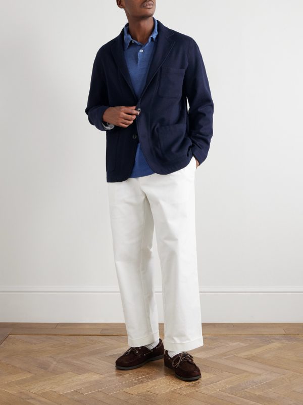 Jonny Unstructured Brushed Wool-Blend Twill Suit Jacket - OU Jonny Unstructured Brushed Wool-Blend Twill Suit Jacket - OU