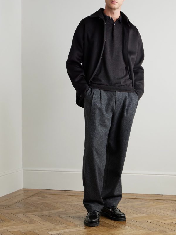 Merino Wool Polo Shirt - OU