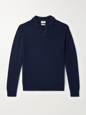 Wool and Cashmere-Blend Polo Shirt Wool and Cashmere-Blend Polo Shirt