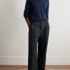 Wool and Cashmere-Blend Polo Shirt - OU Wool and Cashmere-Blend Polo Shirt - OU
