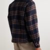 Dave Checked Double-Faced Recycled Wool-Blend Jacket - BK Dave Checked Double-Faced Recycled Wool-Blend Jacket - BK