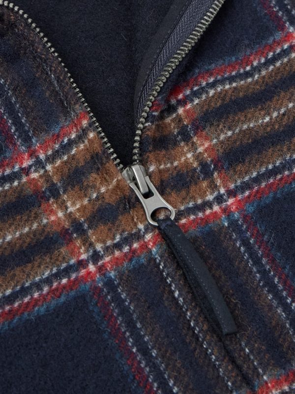 Dave Checked Double-Faced Recycled Wool-Blend Jacket - CU Dave Checked Double-Faced Recycled Wool-Blend Jacket - CU