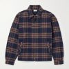 Dave Checked Double-Faced Recycled Wool-Blend Jacket Dave Checked Double-Faced Recycled Wool-Blend Jacket