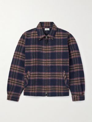 Dave Checked Double-Faced Recycled Wool-Blend Jacket Dave Checked Double-Faced Recycled Wool-Blend Jacket
