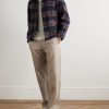 Dave Checked Double-Faced Recycled Wool-Blend Jacket - OU Dave Checked Double-Faced Recycled Wool-Blend Jacket - OU