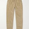 Joggy Straight-Leg Cotton-Corduroy Drawstring Trousers Joggy Straight-Leg Cotton-Corduroy Drawstring Trousers