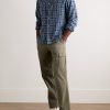 Paul Checked Cotton-Flannel Shirt - OU Paul Checked Cotton-Flannel Shirt - OU