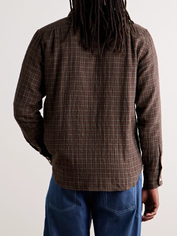 Paul Checked Cotton-Flannel Shirt - BK