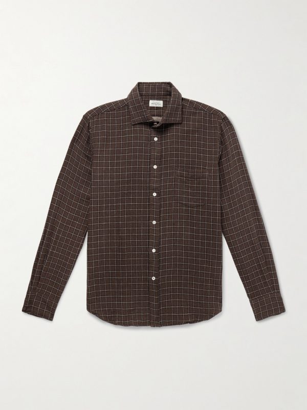 Paul Checked Cotton-Flannel Shirt