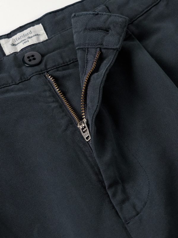 Tommy Straight-Leg Cotton-Twill Trousers - E1