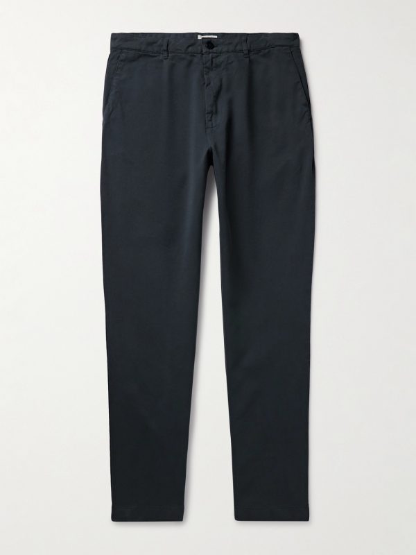 Tommy Straight-Leg Cotton-Twill Trousers