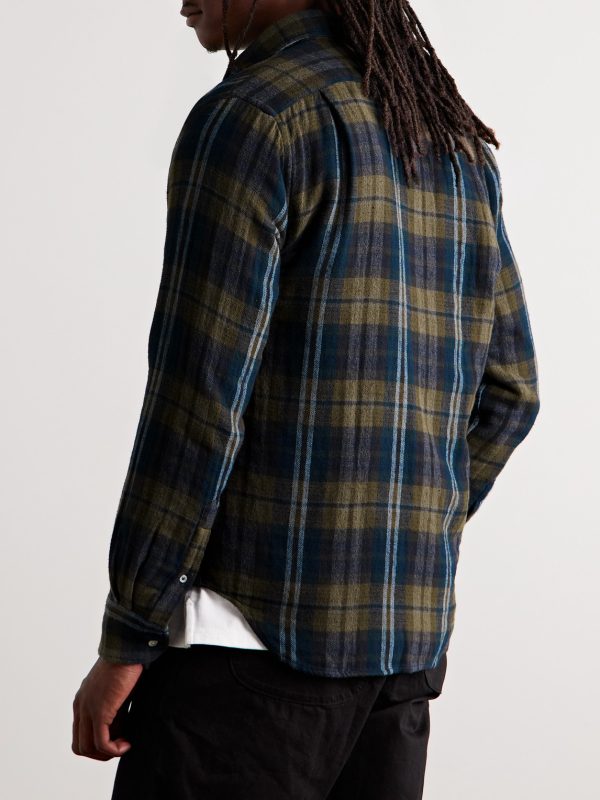 Paul Checked Cotton-Flannel Shirt - BK