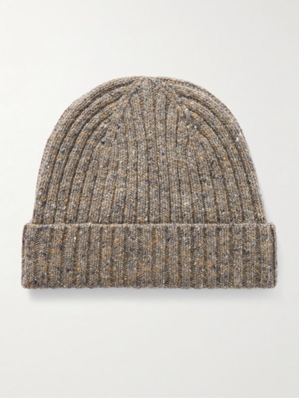 Ribbed Wool-Blend Beanie Ribbed Wool-Blend Beanie