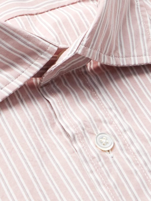 Paul Striped Cotton-Poplin Shirt - CU Paul Striped Cotton-Poplin Shirt - CU