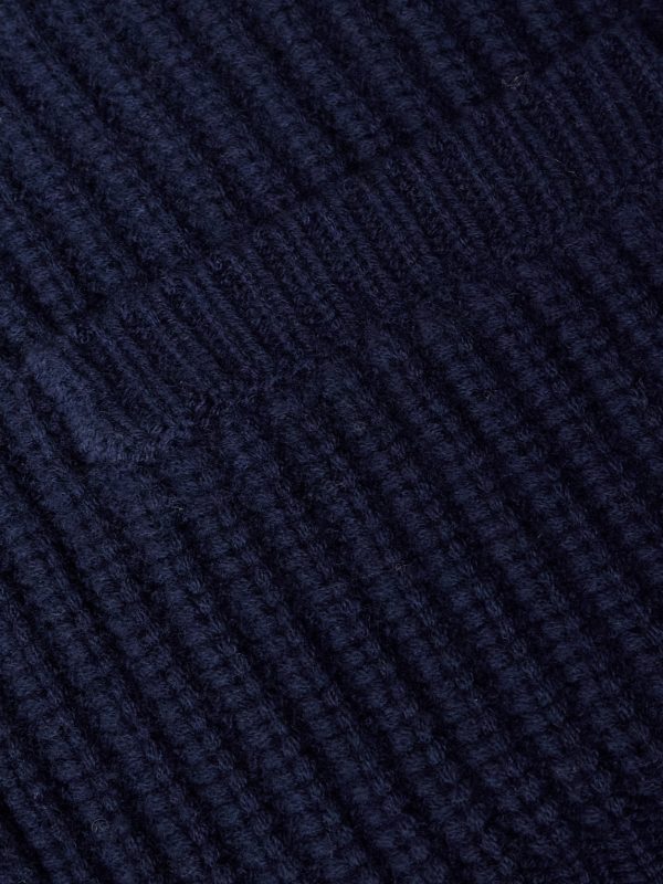 Shawl-Collar Ribbed Wool Cardigan - E1 Shawl-Collar Ribbed Wool Cardigan - E1