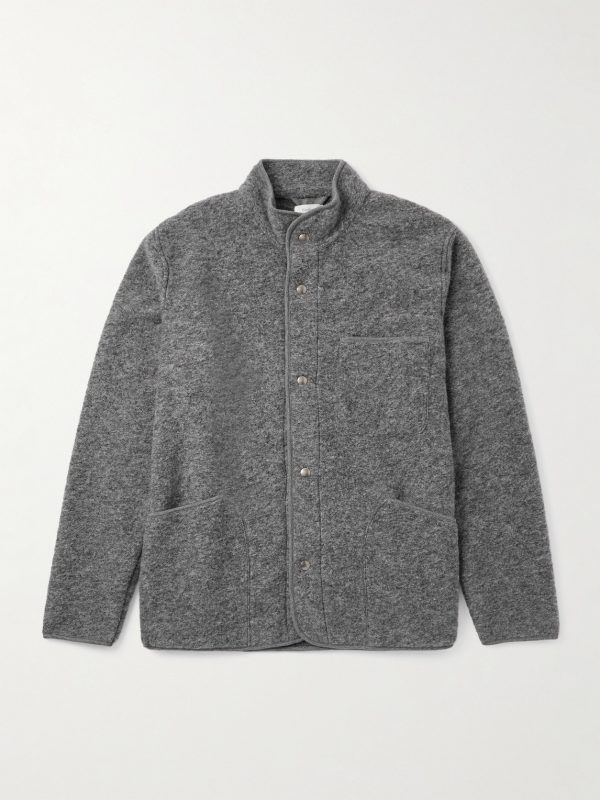 Jock Wool-Blend Bouclé Bomber Jacket Jock Wool-Blend Bouclé Bomber Jacket