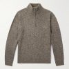Trucker Wool-Blend Half-Zip Sweater Trucker Wool-Blend Half-Zip Sweater