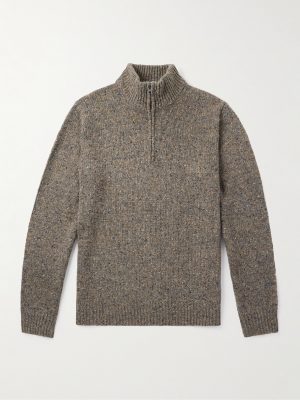 Trucker Wool-Blend Half-Zip Sweater Trucker Wool-Blend Half-Zip Sweater
