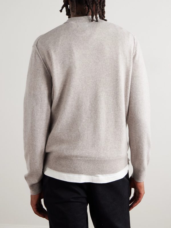Wool and Cashmere-Blend Polo Shirt - BK Wool and Cashmere-Blend Polo Shirt - BK